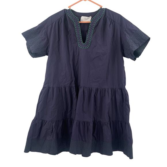 Pomander Place Navy Blue Maxi Dress - Picture 4 of 14